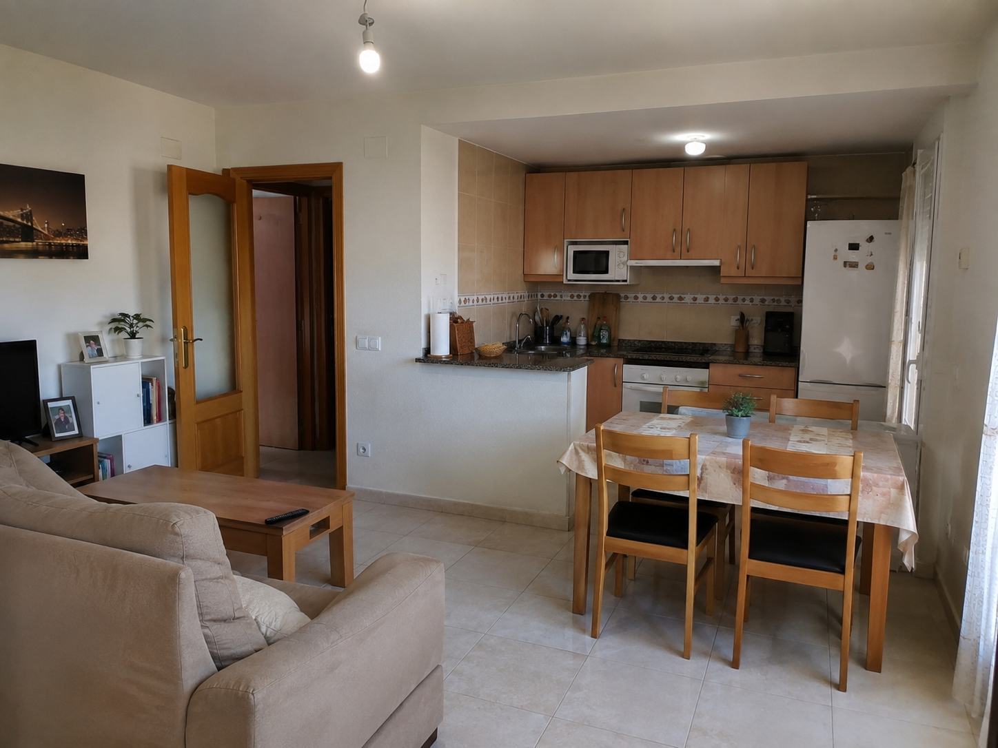 Cocina abierta al salón